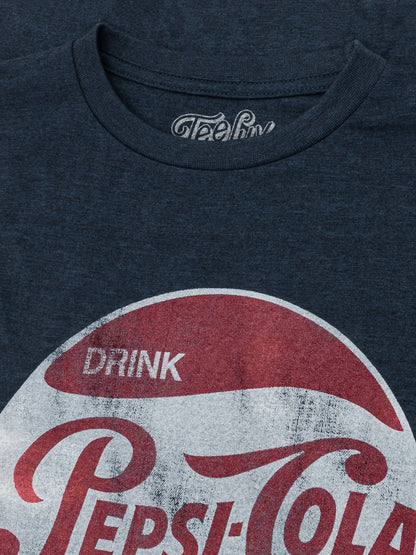 Pepsi Retro Logo T-Shirt - Navy