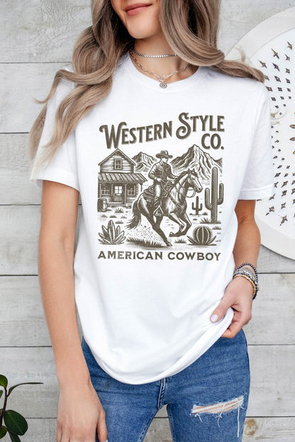 Western Style Graphic Tee Rebel Stitch