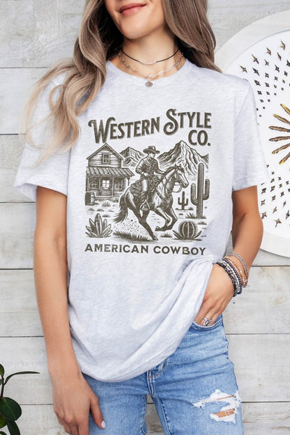 Western Style Graphic Tee Rebel Stitch