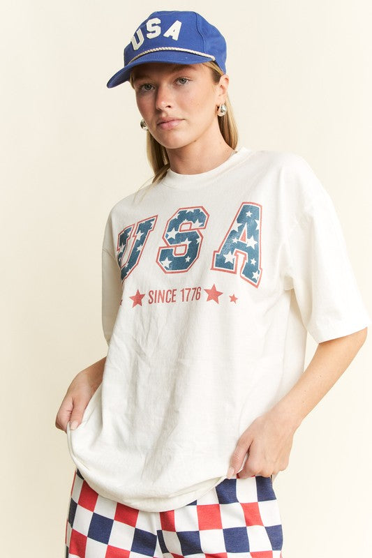 Jade By Jane USA 1776 Graphic Tee