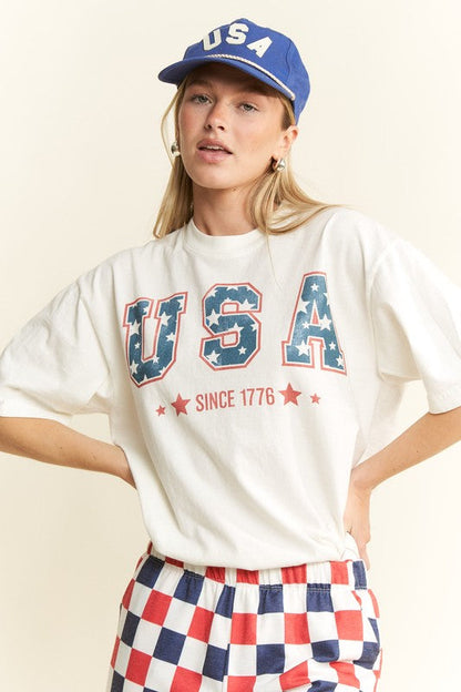 Jade By Jane USA 1776 Graphic Tee