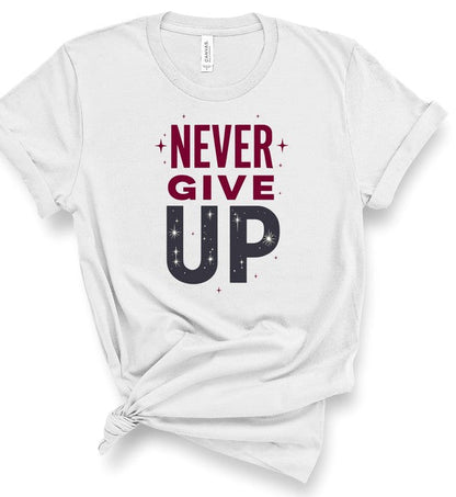 Never Give Up Graphic Tee