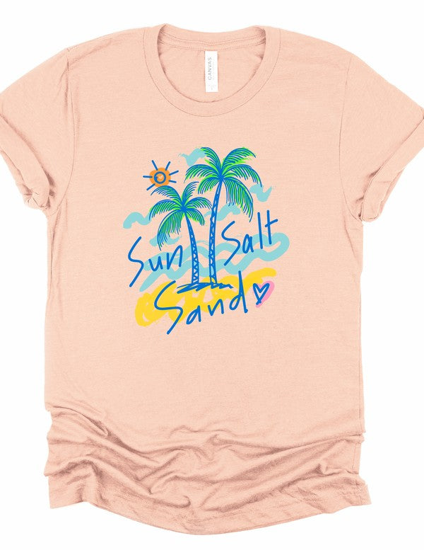 PLUS Sun Sand Salt  Graphic Tee
