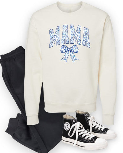 PLUS Mama Chinoiserie Coquette Graphic Sweatshirt