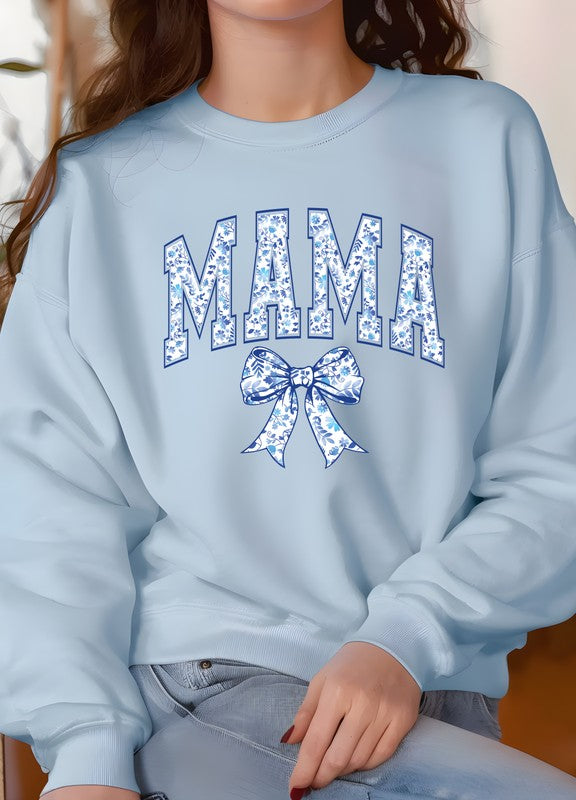PLUS Mama Chinoiserie Coquette Graphic Sweatshirt