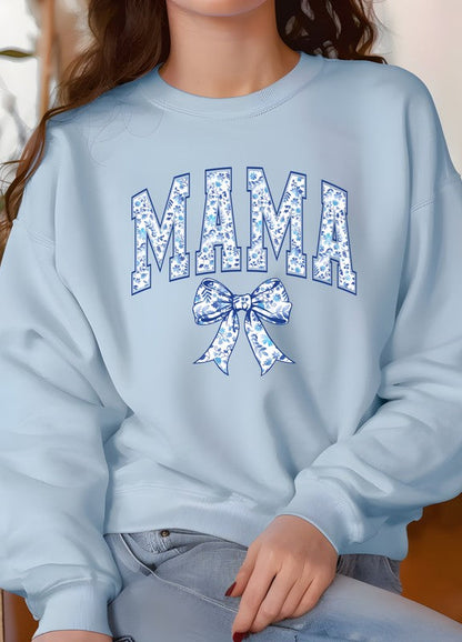 PLUS Mama Chinoiserie Coquette Graphic Sweatshirt
