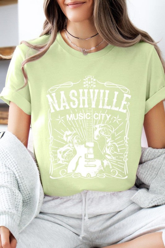 Nashville Music City Graphic Tee