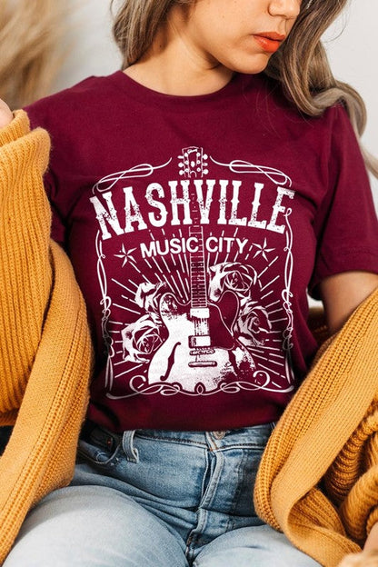 Nashville Music City Graphic Tee