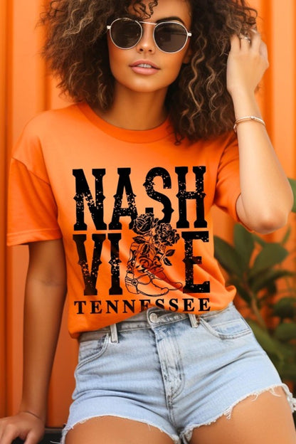 Nashville Cowgirl Boots Graphic Tee
