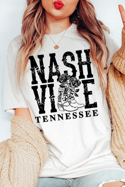 Nashville Cowgirl Boots Graphic Tee
