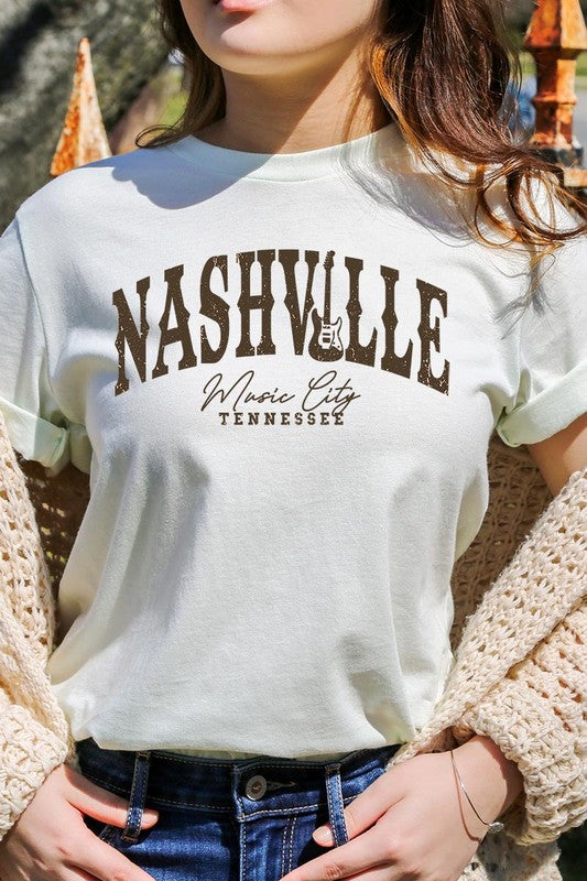 Nashville Music City Graphic Tee
