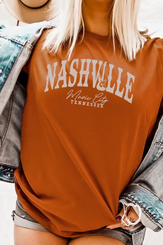 Nashville Music City Graphic Tee
