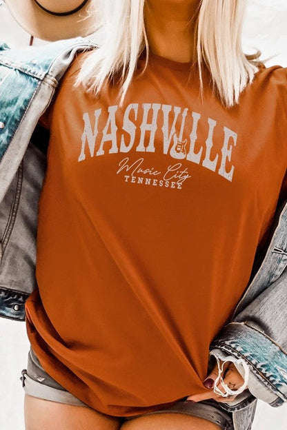 Nashville Music City Graphic Tee