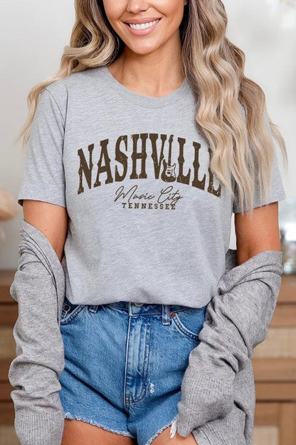 Nashville Music City Graphic Tee