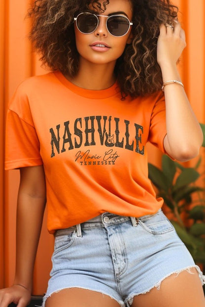 Nashville Music City Graphic Tee