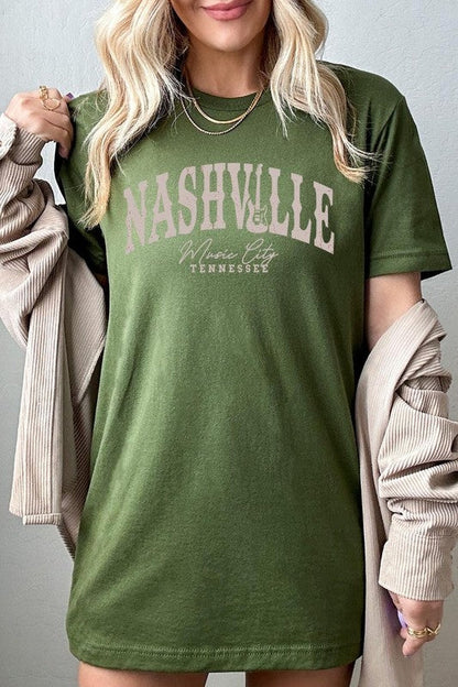 Nashville Music City Graphic Tee