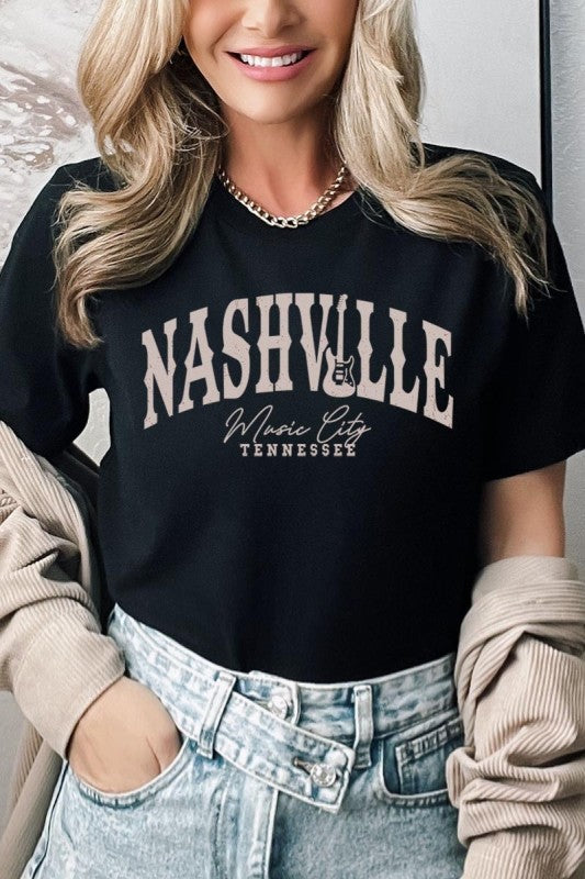 Nashville Music City Graphic Tee