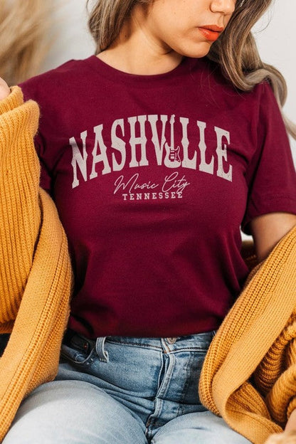 Nashville Music City Graphic Tee