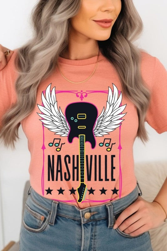 Nashville Guitar Graphic Tee