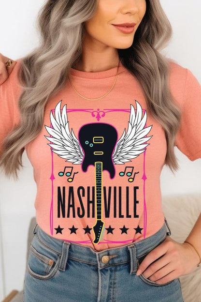 Nashville Guitar Graphic Tee