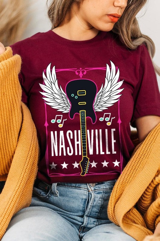 Nashville Guitar Graphic Tee