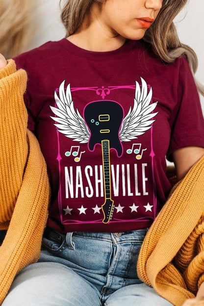 Nashville Guitar Graphic Tee