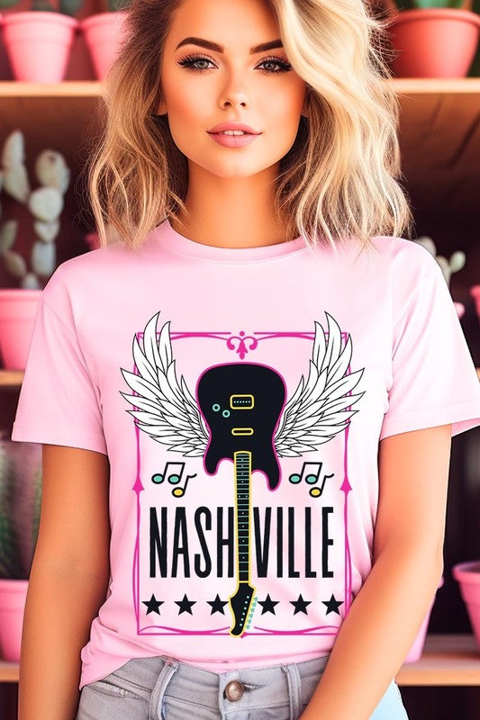 Nashville Guitar Graphic Tee