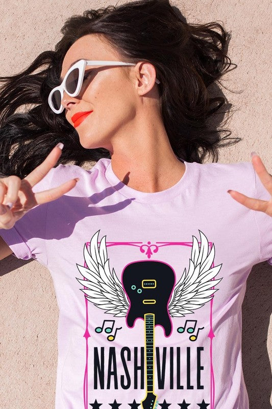 Nashville Guitar Graphic Tee
