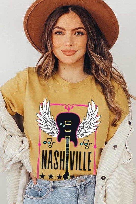 Nashville Guitar Graphic Tee