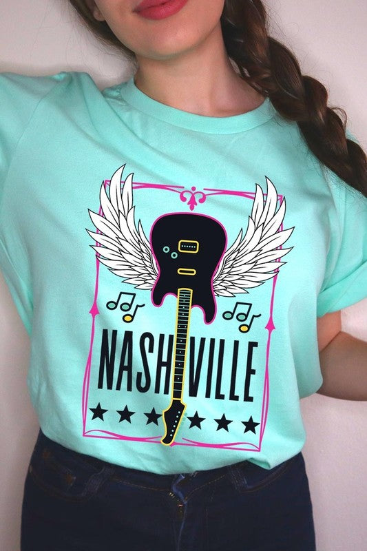 Nashville Guitar Graphic Tee