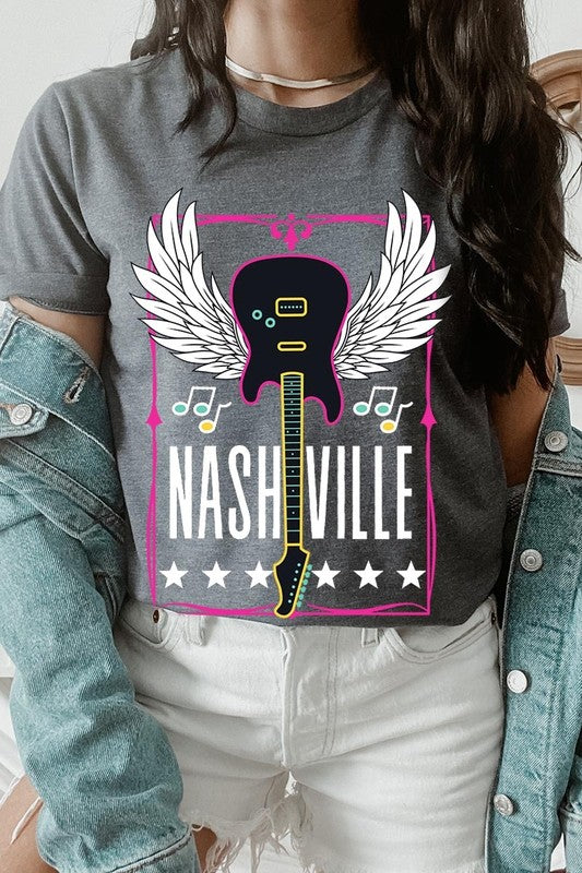 Nashville Guitar Graphic Tee