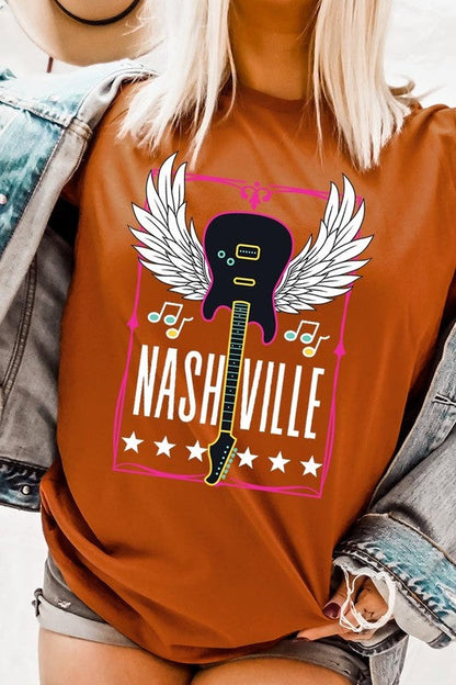 Nashville Guitar Graphic Tee