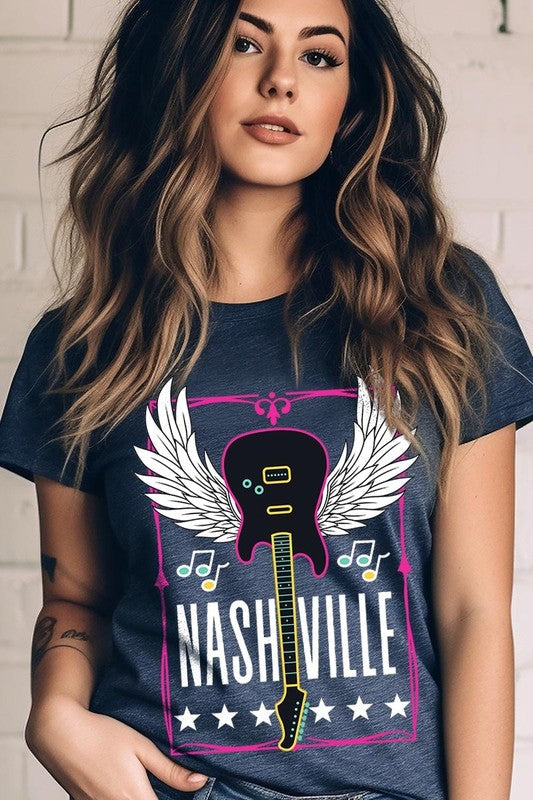 Nashville Guitar Graphic Tee