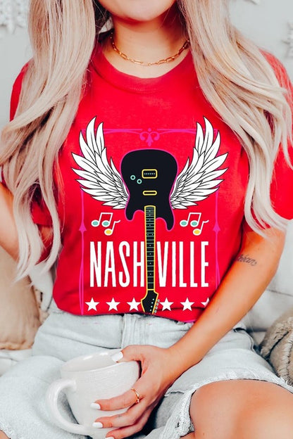 Nashville Guitar Graphic Tee