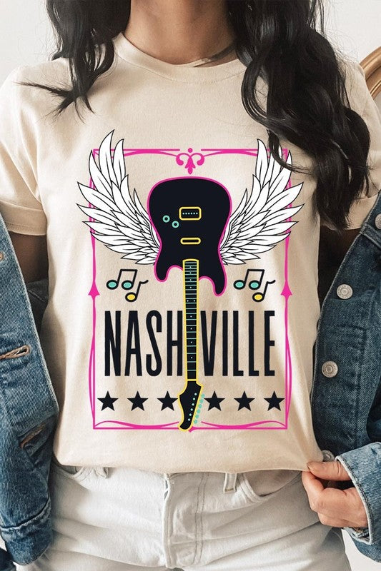 Nashville Guitar Graphic Tee