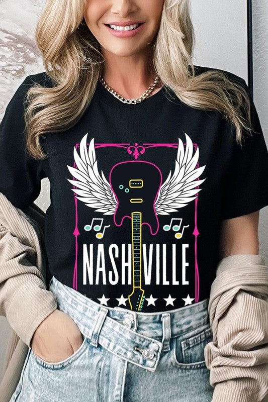 Nashville Guitar Graphic Tee