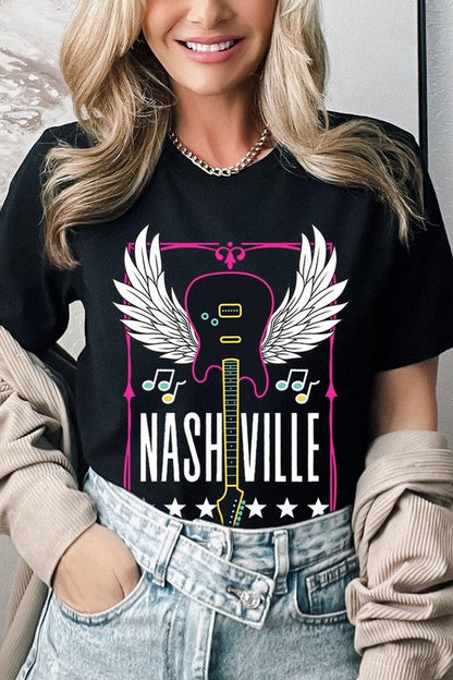 Nashville Guitar Graphic Tee