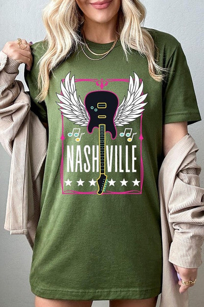 Nashville Guitar Graphic Tee