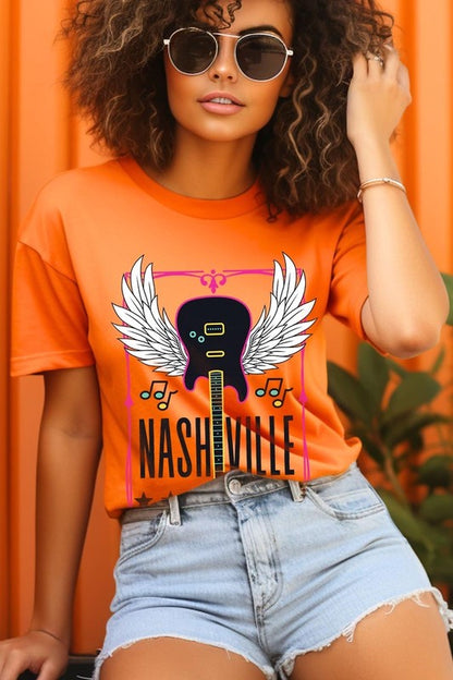 Nashville Guitar Graphic Tee