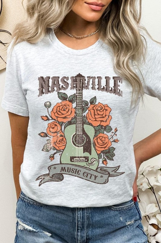 Nashville Music City Graphic Tee