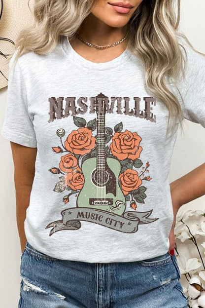 Nashville Music City Graphic Tee