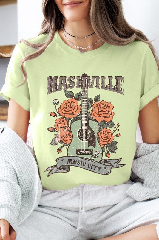 Nashville Music City Graphic Tee