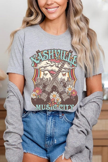 Nashville Music City Graphic Tee