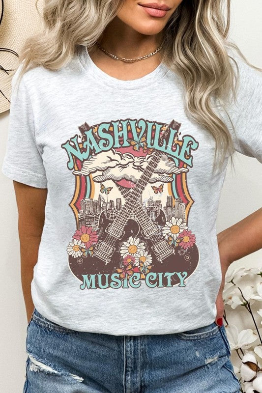Nashville Music City Graphic Tee
