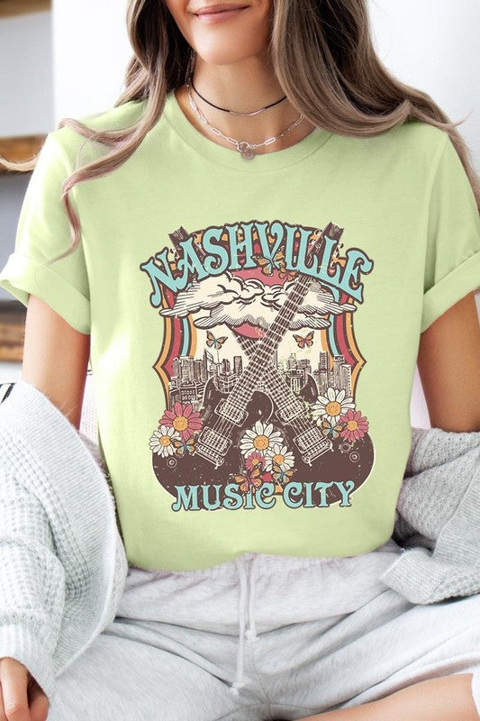 Nashville Music City Graphic Tee