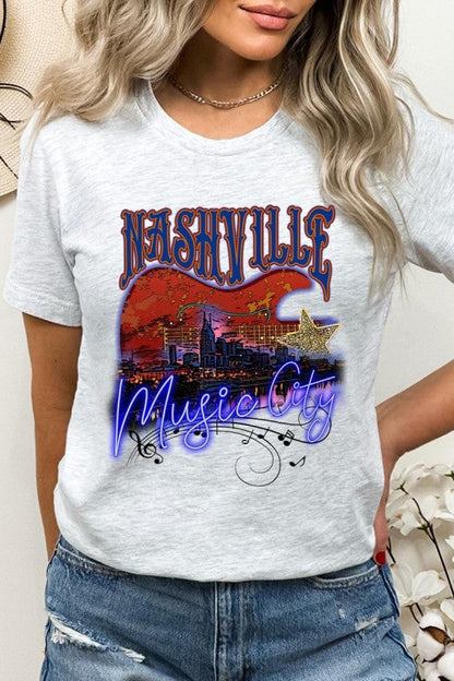 Nashville Music City Graphic Tee