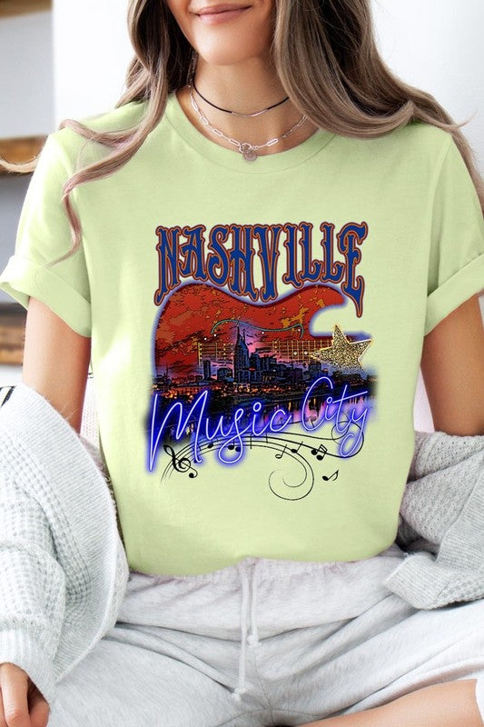 Nashville Music City Graphic Tee