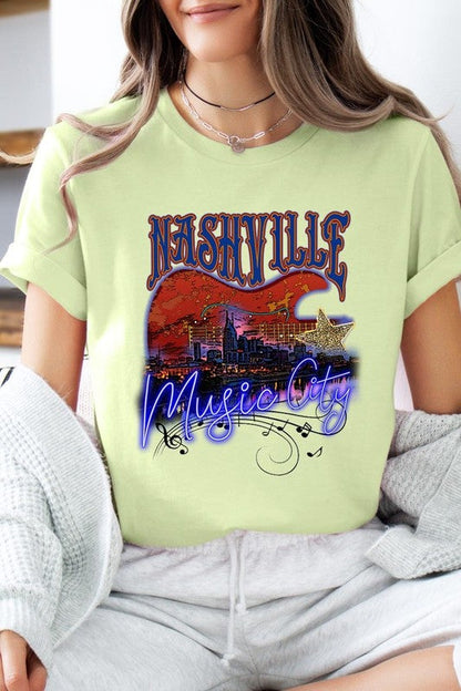 Nashville Music City Graphic Tee