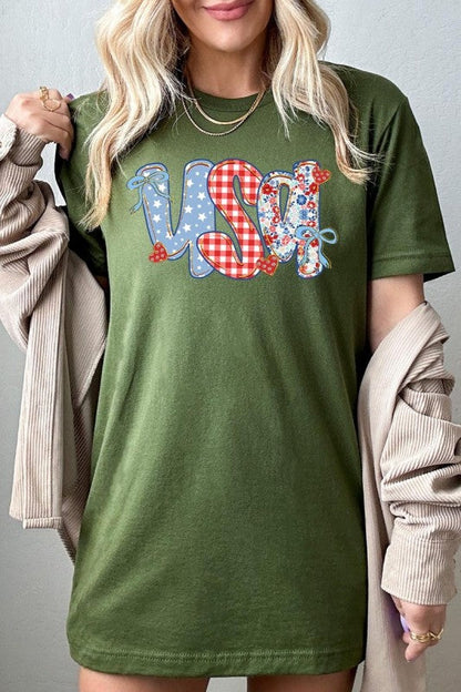 Patriotic USA Graphic Tee