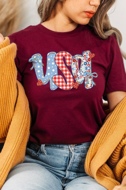 Patriotic USA Graphic Tee